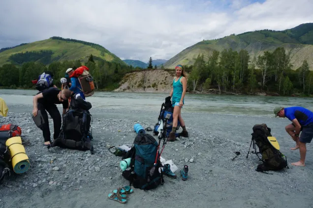 Сплав до устья Аккема