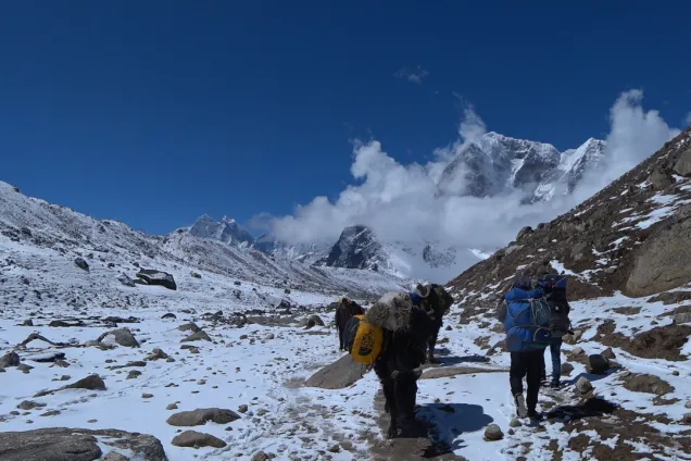 Дингбоче (4240 м) - Лобуче (4910 м)