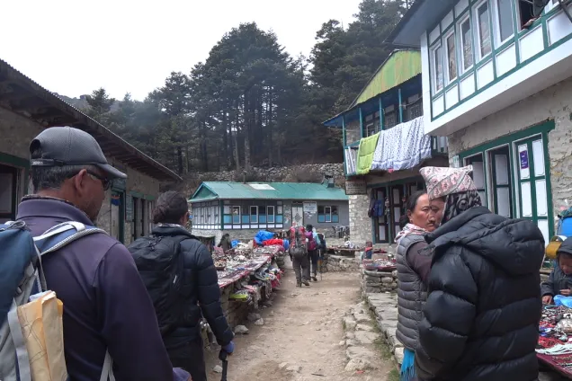 Переход Лукла (2840 м) - Монджо (2850 м).