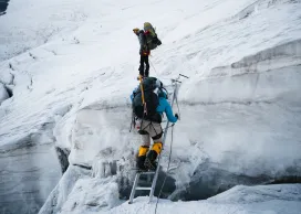 Страховка на Пик Ленина. Памир. Кыргызстан