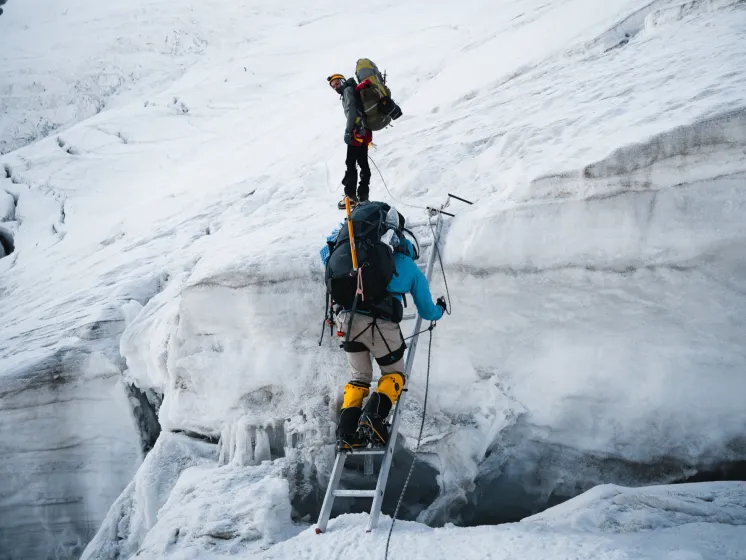 Страховка на Пик Ленина. Памир. Кыргызстан
