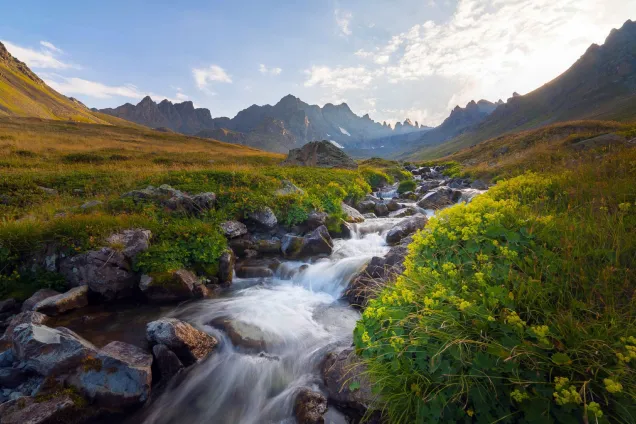 Перевал Naletleme (3220м), озеро Karadeniz, Айдер (1300м)